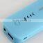 5800 mah 5800mAh Power Bank External battery pack with USB Charging Cable for iPhone and Samsung mobile phones