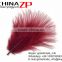 ZPDECOR Wholesale Cheap Dyed Burgundy Fluffy in Stock Turkey Marabou Feather for Earrings and Clothes Accessories