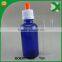 trade assurance 30 ml blue glass dropper bottle with rubber top