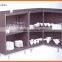 2Pcs Sectional Rattan Pub Bar Table