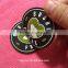 Eco-friendly rubber badge for apparel