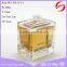 100ml square shape small mouth exquisite play girl perfume glass bottle