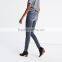 China Jeans al Por Mayor Rise Woman Skinny Jeans in Shaw Wash