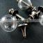 20mm Glass Ball in Antiqued Silver Plated Brass Vial Pendant DIY Glass Dome Bottle Charm Supplies 1830055