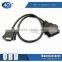OBD2 16PIN TO DB9 RS232 Black Plastic Cable for Car Diagnostic Adapter Scanner