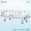 One function manual adjustable simple flat hospital beds