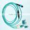 Chinese high quality 8 cores MTP to LC fiber optic patch cord