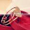 2015 Hotting sale cute gold heart bracelet/bangle , charm heart bracelet/ bangle for girls