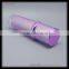 wholesale cylinder round shape purple /gold colored plastic cosmetic cream lotion bottle with cap and logo printing 30ml 50ml