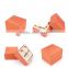 Chinese factories wholesale custom cheap jewelry box, orange gift boxes