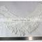 Hot selling polyester garment embroidery lace collar with fringe