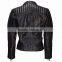 Women's Black Biker Leather Jacket