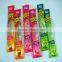 Super Sour Center Filled Fruit Jam Gummy Chewing Stick Candy