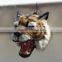 china wholesale handmade unstuffed animal tiger head wall stickers home decor