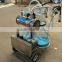 Trolley Mobile Sheep portable 2Buckets Vacuum Pump Milking Machine