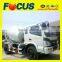 ISO certified 3m3 mini concrete truck mixer with cost price
