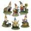 2016 Cute Gnome Sculpture Custom Dollhouse Miniature Garden