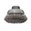 Twisted Cup Brass Coated Wire Industrial Brush