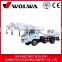 8 ton lifting weight pickup truck crane with double winch for sale