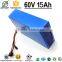 18650 PVC Case 60v 1500mah rechargeable lithium ion lithium-ion battery for Electric bike electric scooter