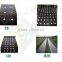 PE agricultural black mulch film with different holes