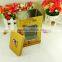 Vintage style decorative rectangle metal coffee storage tins