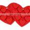 10-Capacity Heart Shape Silicone Cake Mold,Soap Cookie Chocolate Candy Cake Pan