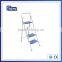 Compact Household Various aluminum & Steel & ABS Plastic 4 tiers folding Steps platform ladders