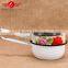 Enamelware casserole /enamel casserole pot milk pot with flower decal