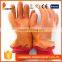 DDSAFETY High Quality Orange Pvc Glove Smooth Finished For Construction