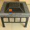 New style outdoor steel fire pit with BBQ