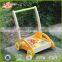 2017 New design push along toy wooden child car with blocks top fashion wooden child car W16E017