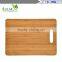Blue Donuts Premium 5 piece Bamboo cutting board set - Strong, Durable, No knife dull and Eco friendly