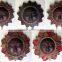 Hand Crafted Wooden Mask of Sleeping Sun Wall Hanging Made In Nepal