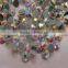 China factory wholesale decorative shiny leed free and multi size loose flat back hotfix ab crystal rhinestone for garment