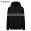 made in china alibaba custom oem black zipper-up with hoodies cvc fleece men coat