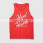 Wholesale fashion knitted vest printing man vest cotton tank top