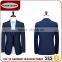 Custom Made Latest Design Basic Standard 2 Button 3 Piece Coat Pant Men Suit