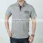 China Wholesale Custom Men's Grey Stripe Short Sleeve Polo Shirt