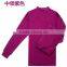 customize middle collar 100%cotton mens ladies thermal underwear clothes set