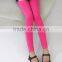 New fashion blank candy color cotton kids girl leggings