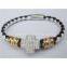 leather bracelets and charms