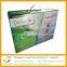 Color Printed Corrugated Box With Plastic Handle