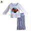 2017 Cute Girl Wholesale Children's Boutique Clothing Set