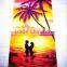 reactive print 100% cotton beach towels