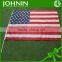 Custom design fast shipping mini all countries promotional hand flags for cheering