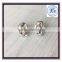 wholesale fashion jewelry rose gold diamond fashion jewelry single stone elegant cheap earrings