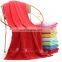 Bright color beach towel with jacquard technology