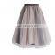 Mesh Tulle Skirt in Taupe