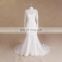 Lace sleeves to add to wedding dress mermaid muslim bridal gown